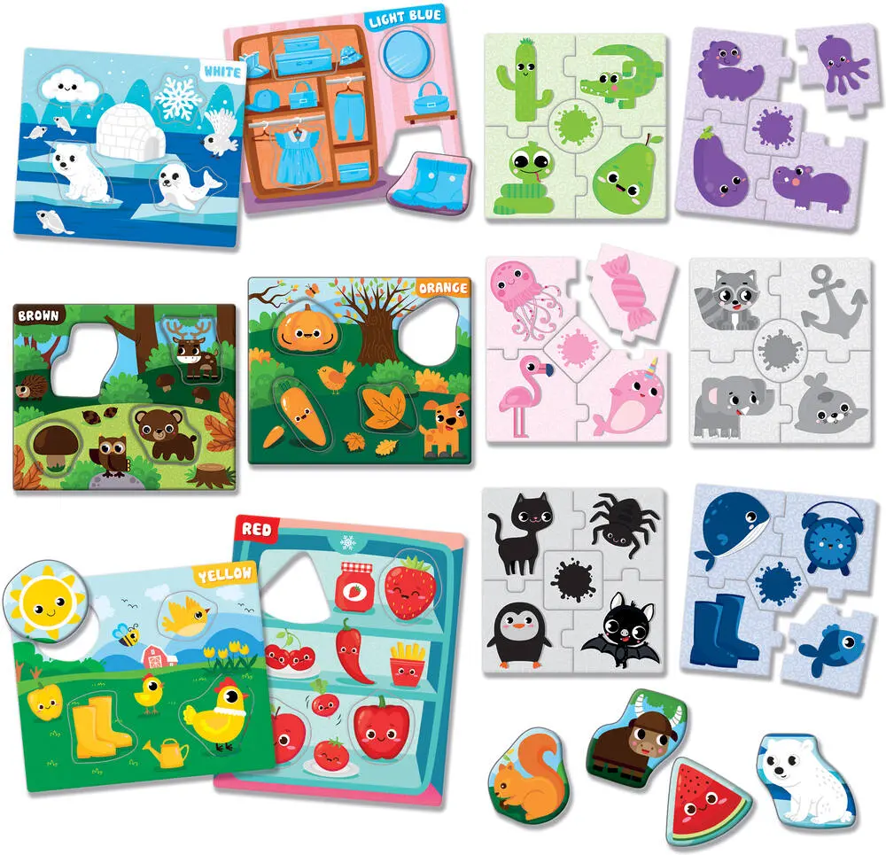 Jeu de couleurs montessori pour bébé