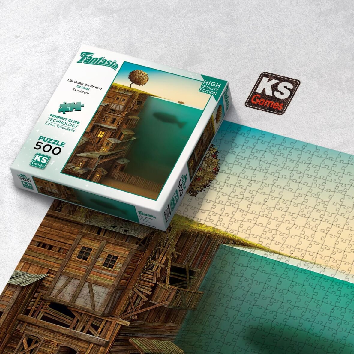 Puzzle la vie sous terre – KS