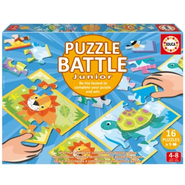 Puzzle-battle-junior-animals-Educa