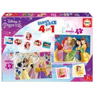 Super-pack-4en1-princesse-Educa