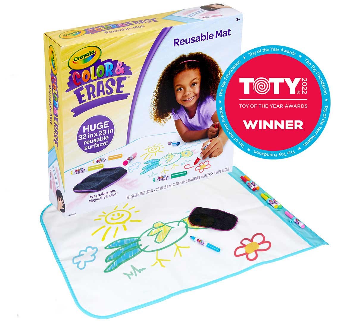 Color and Erase Mat – Crayola