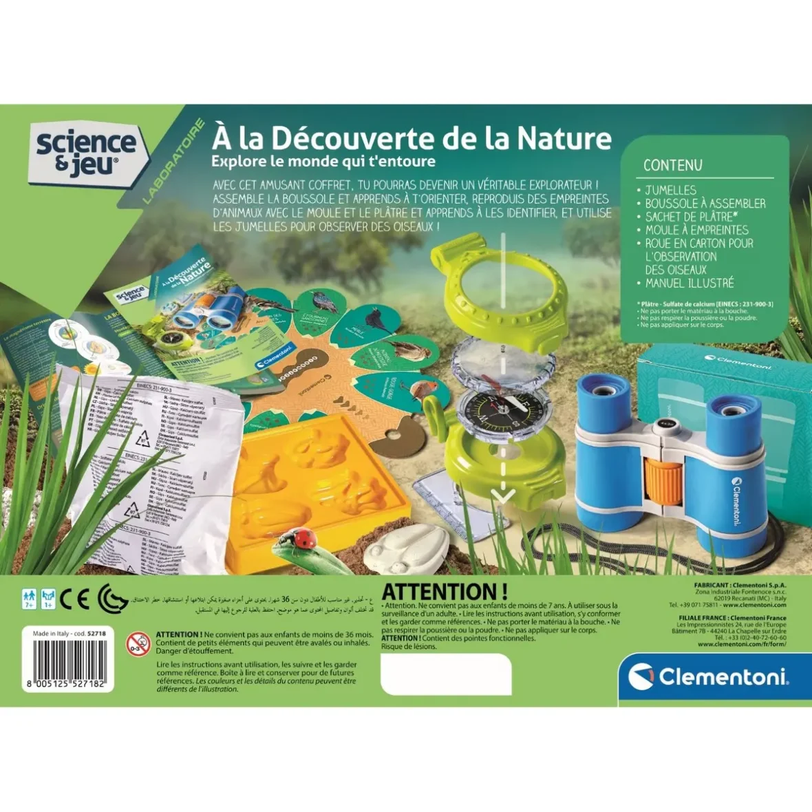 Découverte de la nature Science et Jeu Clementoni