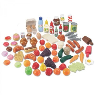 Coffret Fruits et Légumes 75 pièces - Ecoiffier