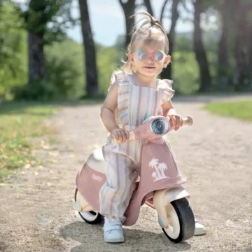 Porteur-scooter-rose
