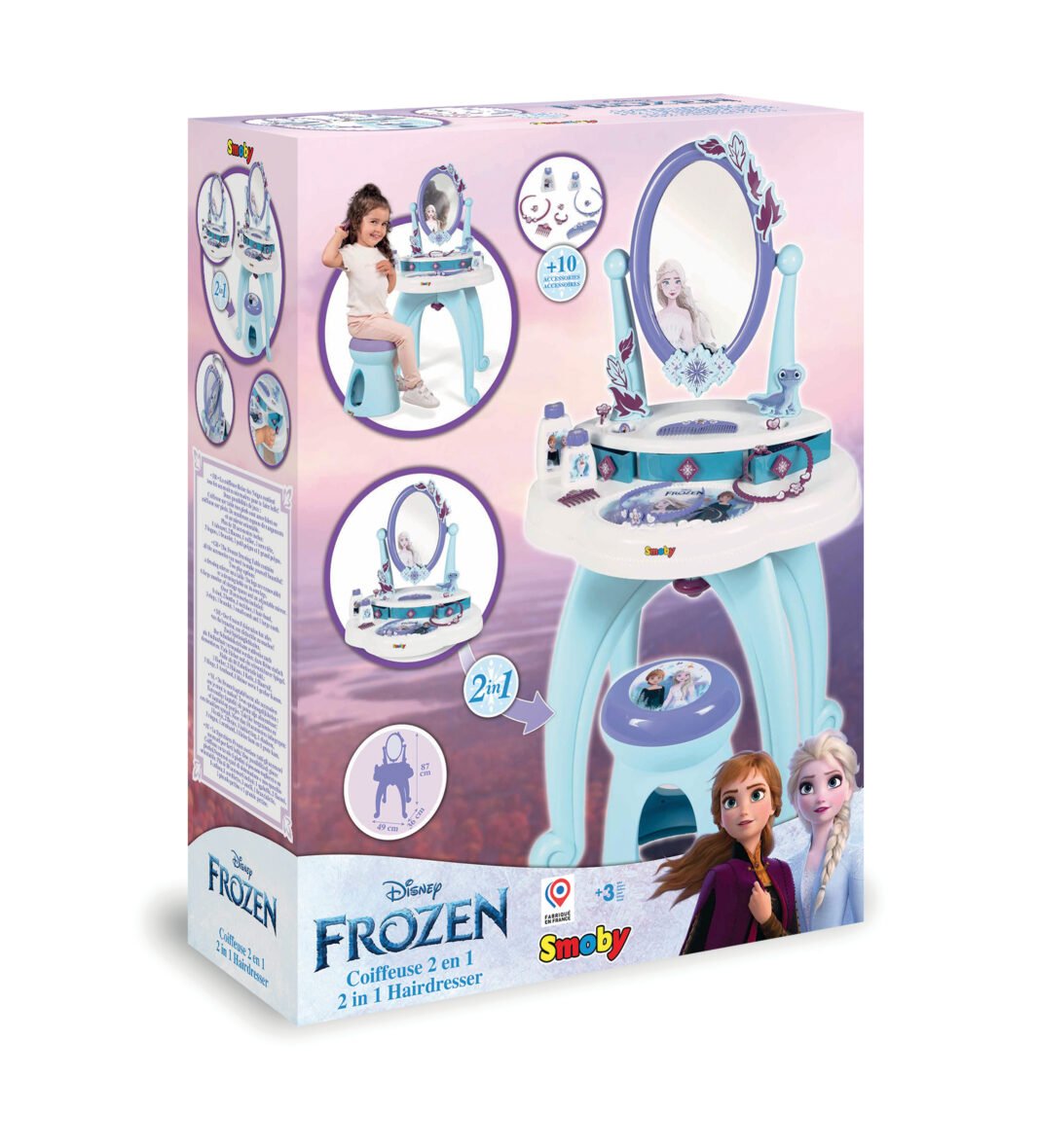 coiffeuse pour 3 ans