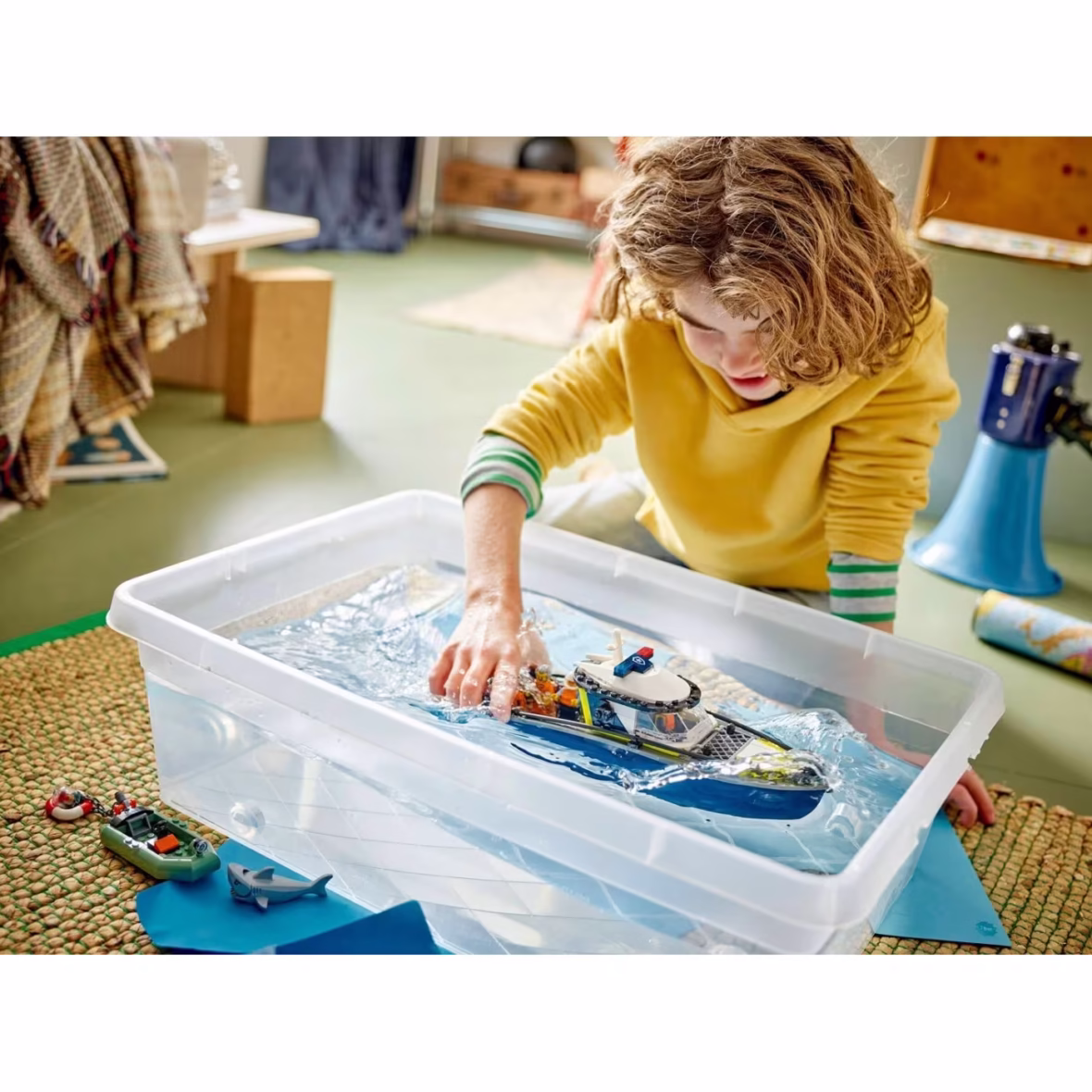 Lego city 60456 – la course-poursuite en bateau de police…