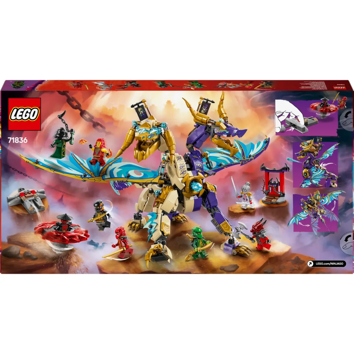 Lego ninjago 71836 – arc le dragon de la concentration…