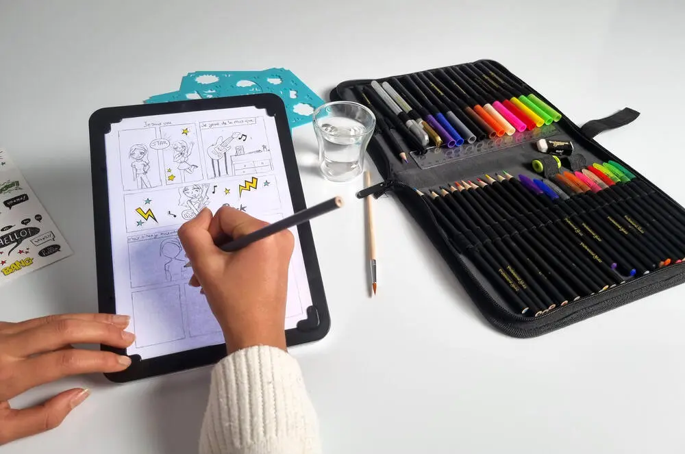 Tablette lumineuse 3 en 1 professional studio