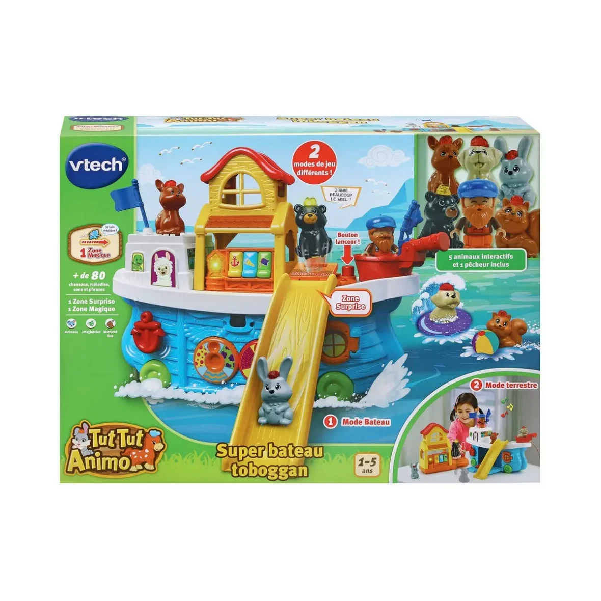 jeu interactif vtech – super bateau toboggan….