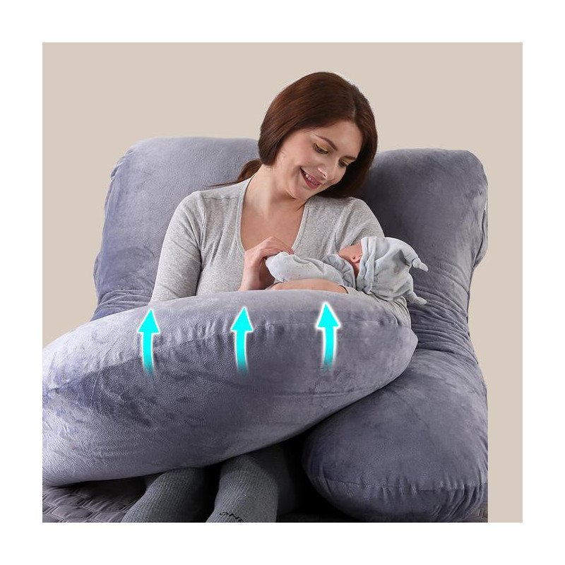 LOOLAY Coussin de Grossesse – Coussin d'Allaitement 190