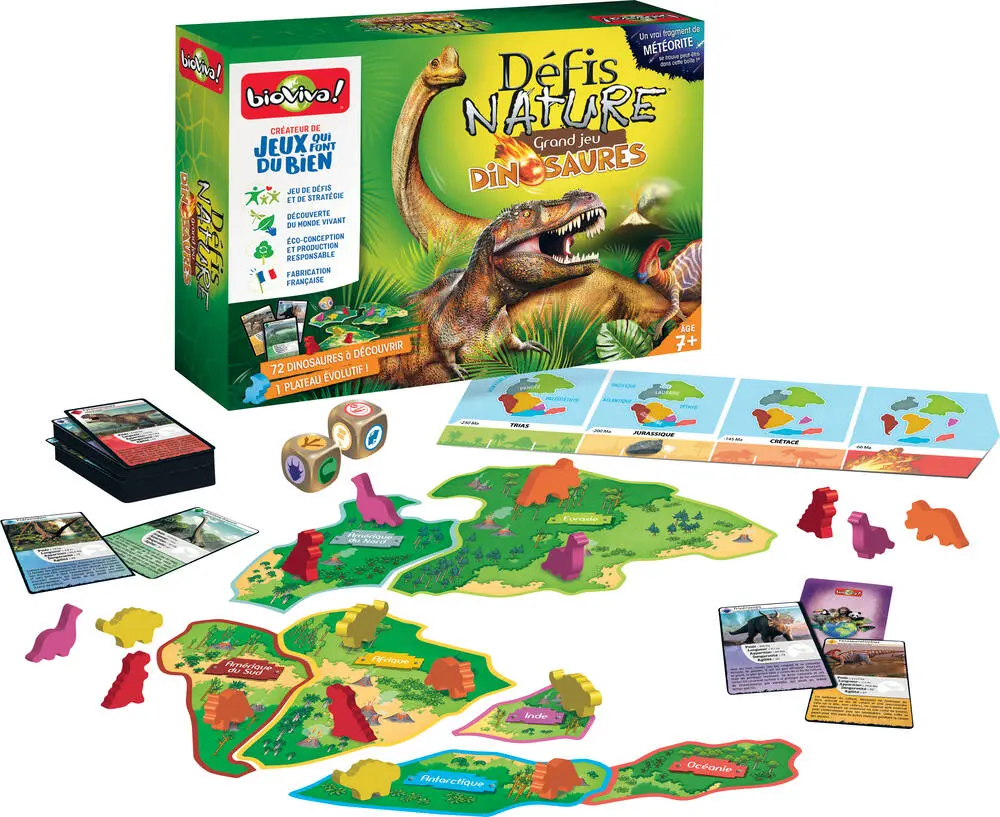 Le grand jeu défis nature dinosaures – Bioviva