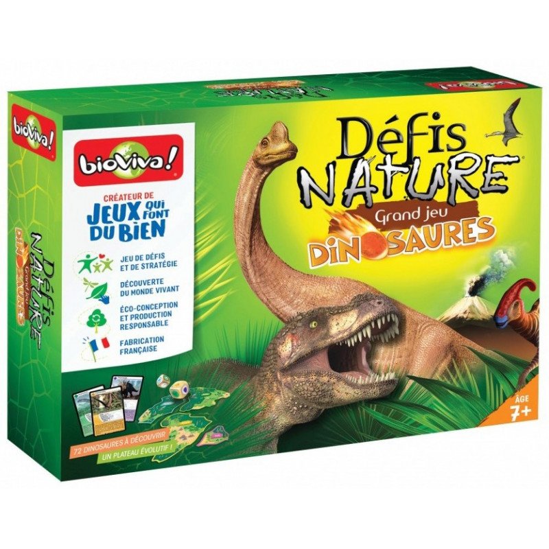 Le grand jeu défis nature dinosaures