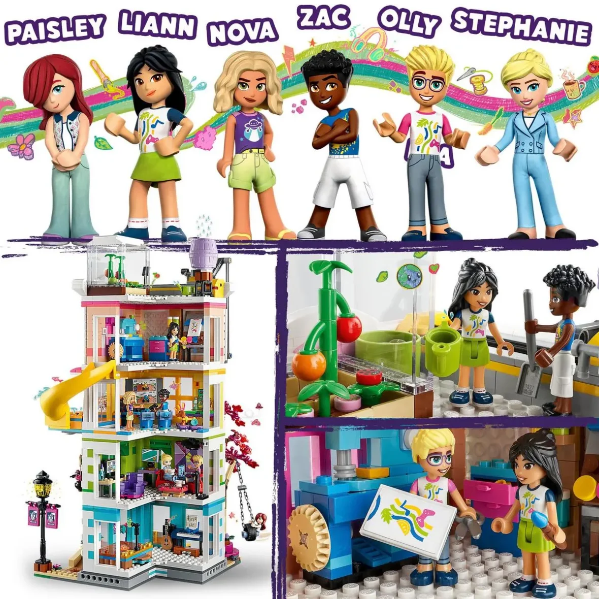 Lego friends 41748 – le centre collectif de heartlake city….