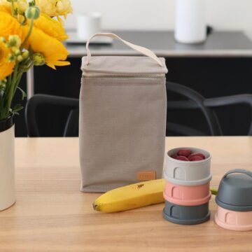 Pochette-repas-gris-perle-Beaba