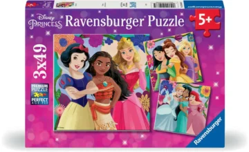 Puzzles-3x49-pieces-disney-princesses-Ravensburger