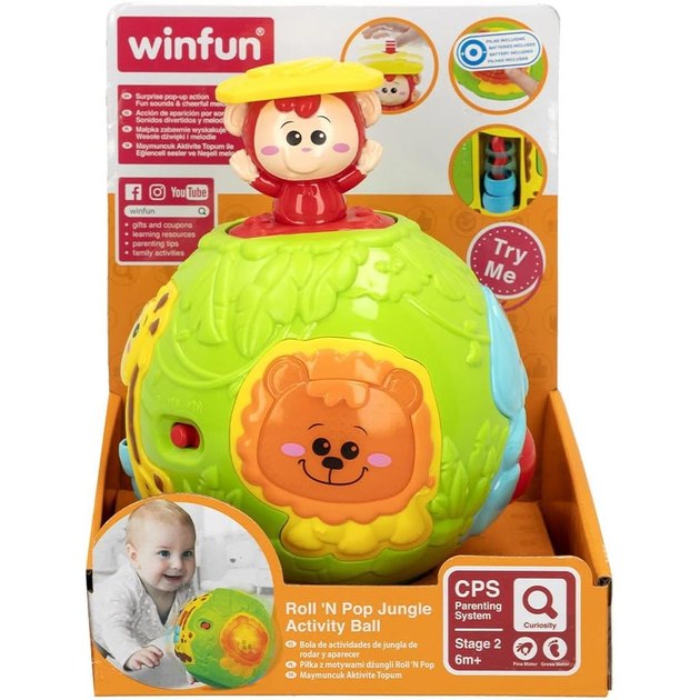 Balle d’activités avec lumière – Winfun