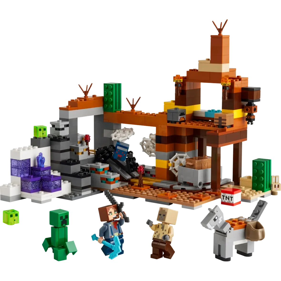 La mine des Badlands (21263) s’inspire du jeu vidéo Minecraft