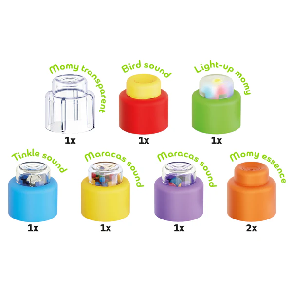 Momy Soft Sensory Blocks est un coffret de 8 blocs