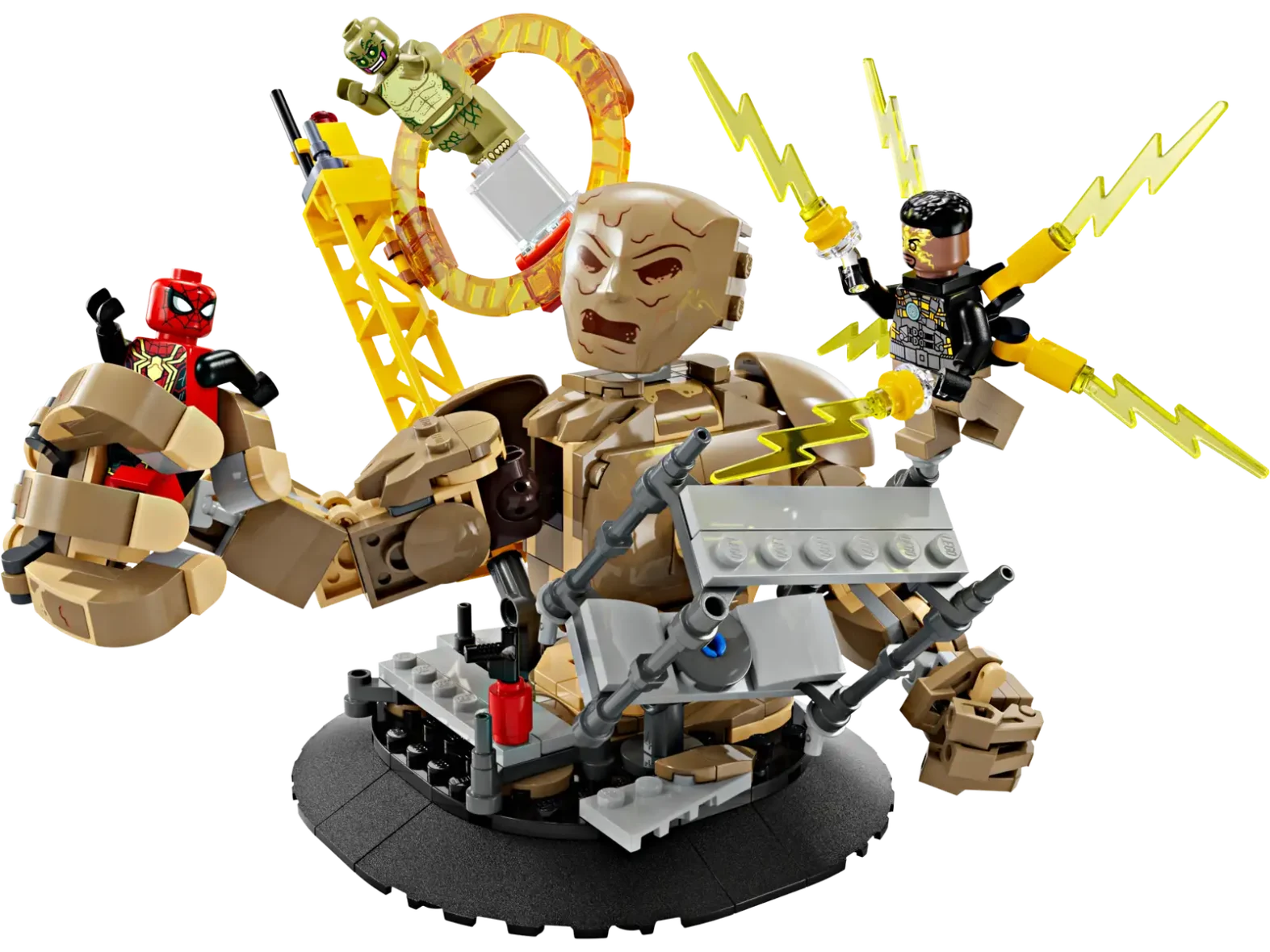 Spider man contre l’homme sable la bataille finale – LEGO