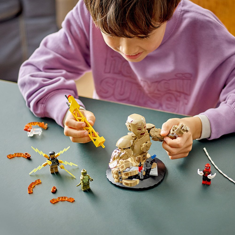 Spider man contre l’homme sable la bataille finale