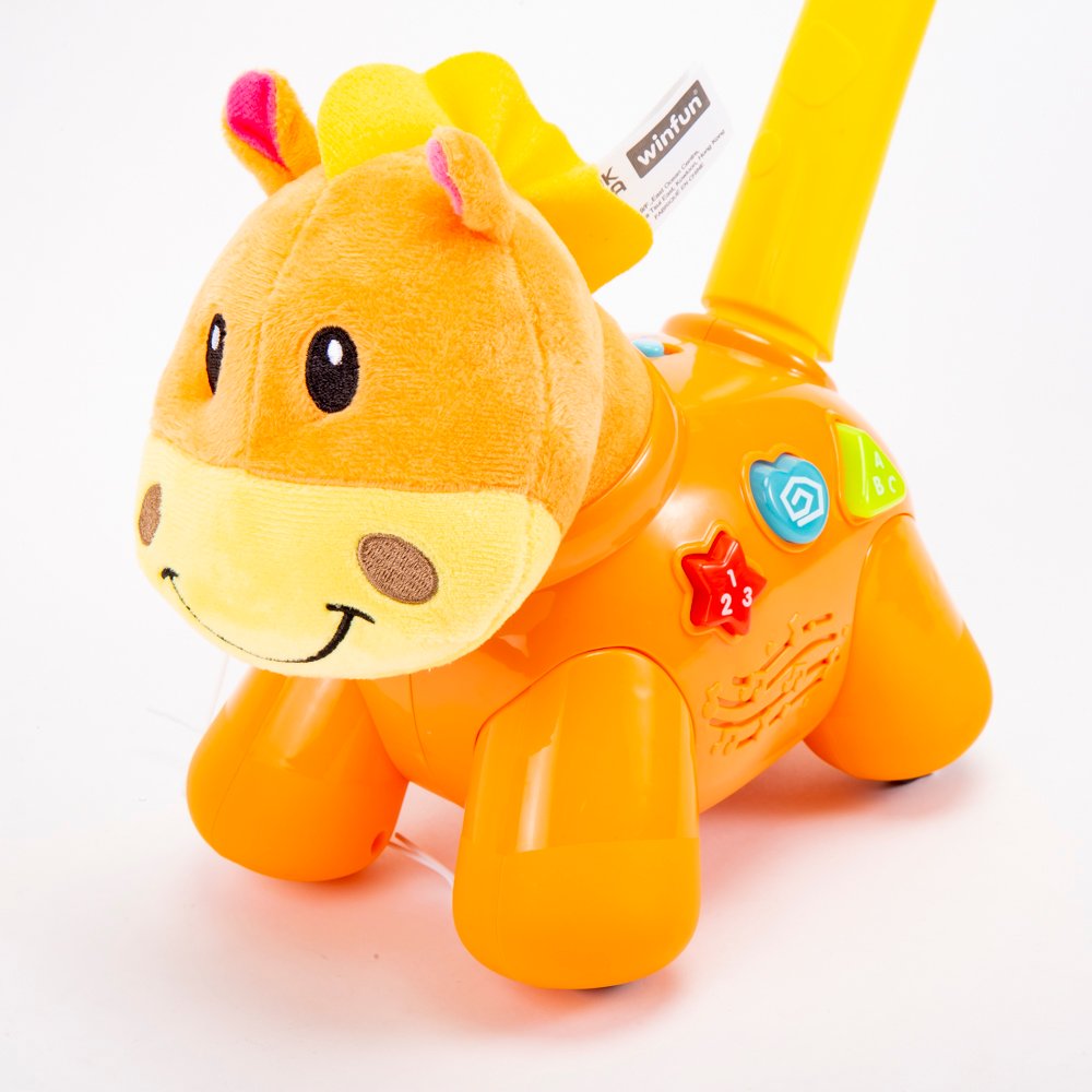 Winfun poney à pousser avec lumières.