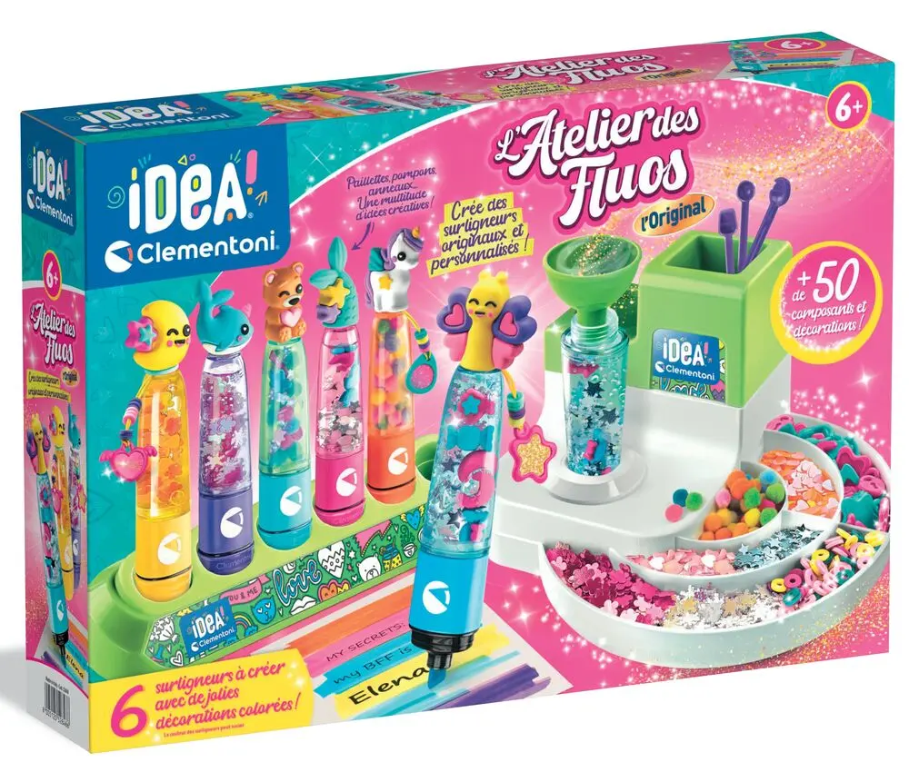 COFFRET L’ATELIER DES FLUOS-Clémentoni