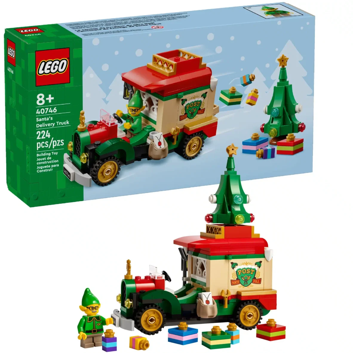 Le camion de livraison du père noël – LEGO