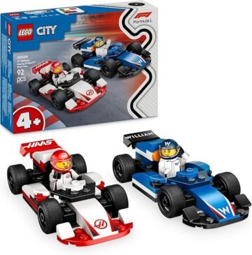 LEGO City Voitures de Course de F1 Williams Racing et Haas F1