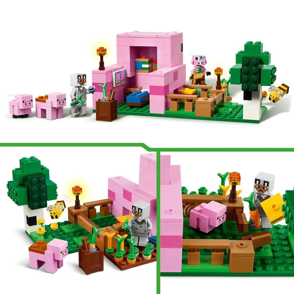 LEGO Minecraft avec La maison de Porcelet