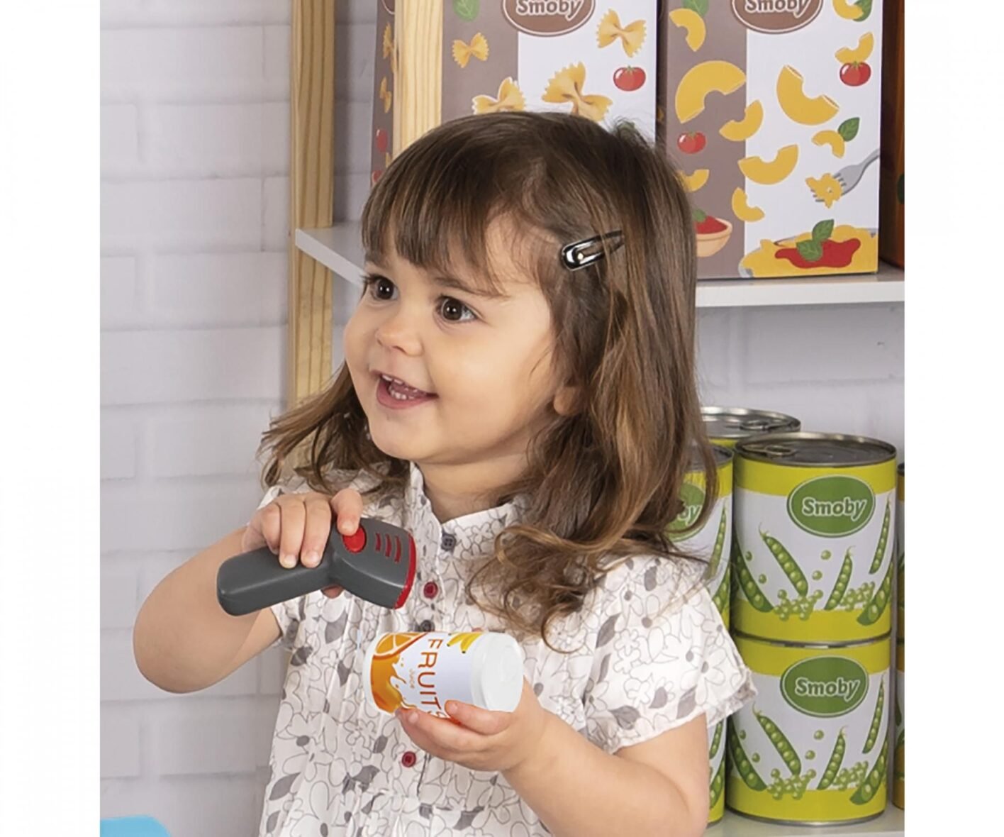 Deviens un vrai petit vendeur avec ta grande caisse enregistreuse