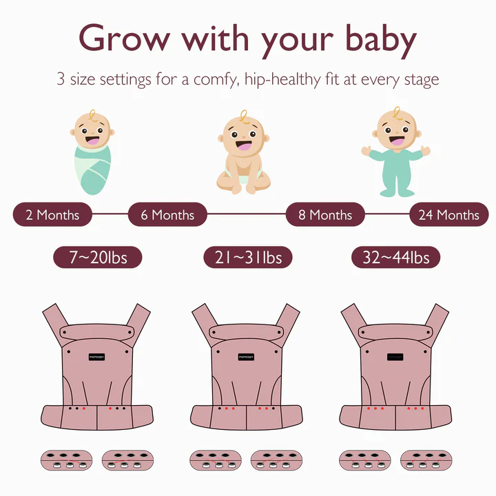 Recommandé pour les bébés de 3 à 24 mois