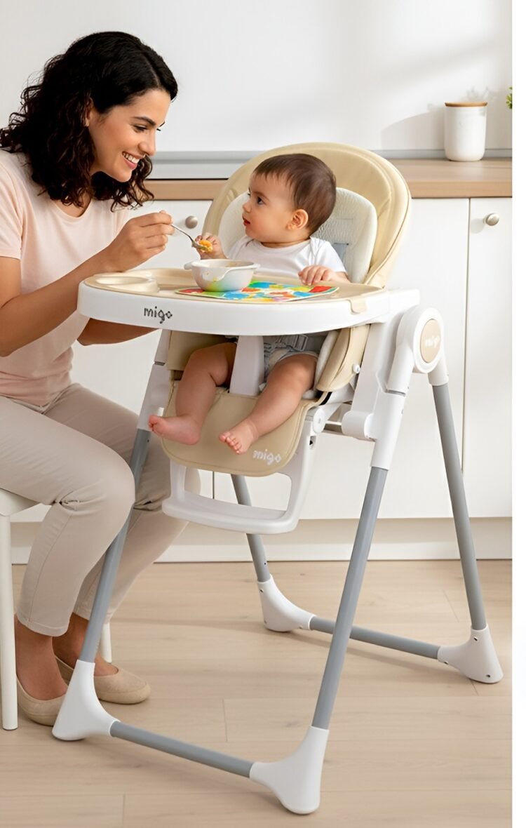 chaise haute pour bébé migo beige…