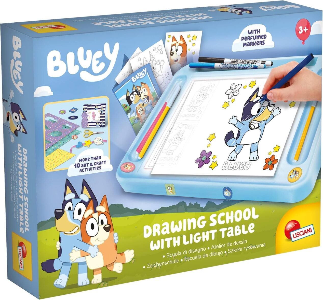 Ecole de dessins avec table lumineuse – Lisciani