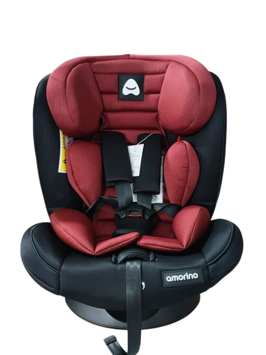 Siège auto isofix 360° rouge – Amorino