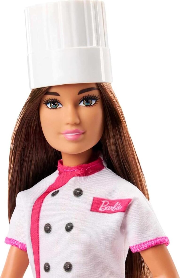 Barbie Métiers Poupée Cheffe Pâtissière Et Accessoires