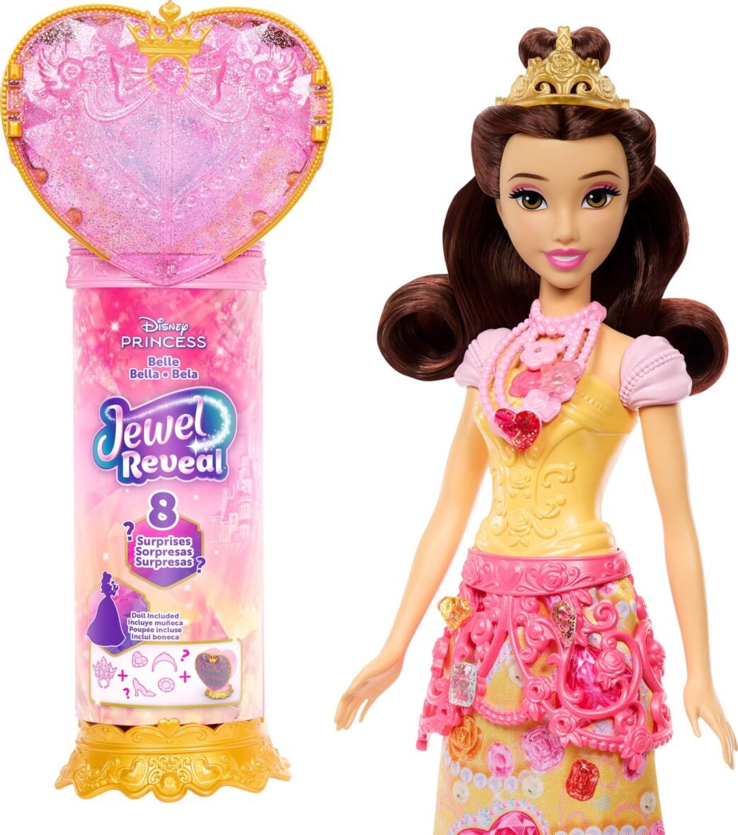 Disney poupée princesses jewel reveal belle – Mattel