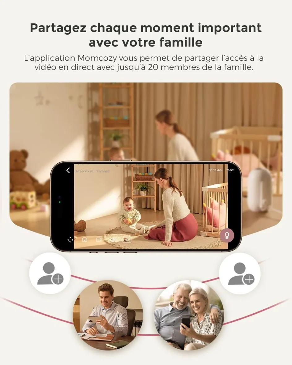 Caméra motorisée rotation inclinaison pour limiter les angles morts