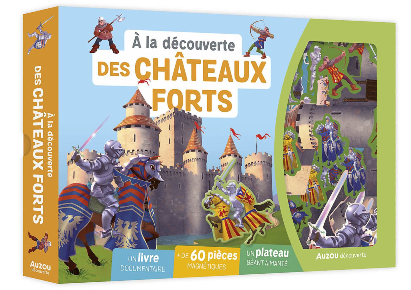 À La Decouverte Des Châteaux Forts- Auzou