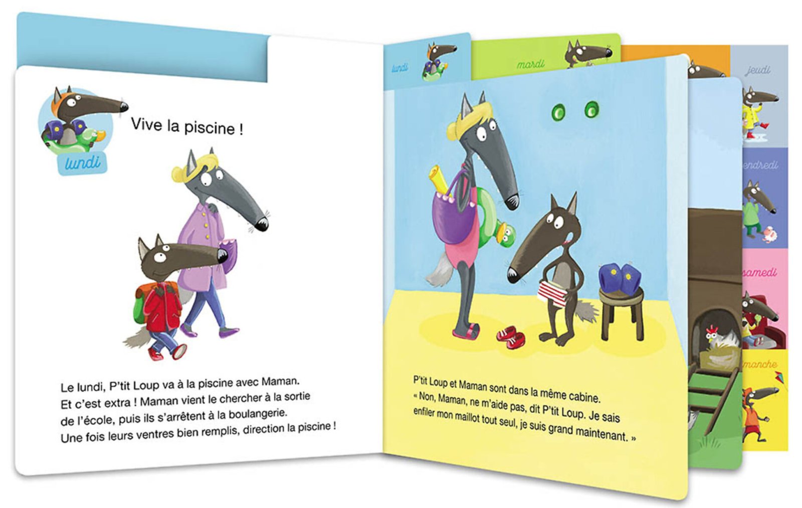 Chaque jour de la semaine, une nouvelle aventure de P’tit Loup