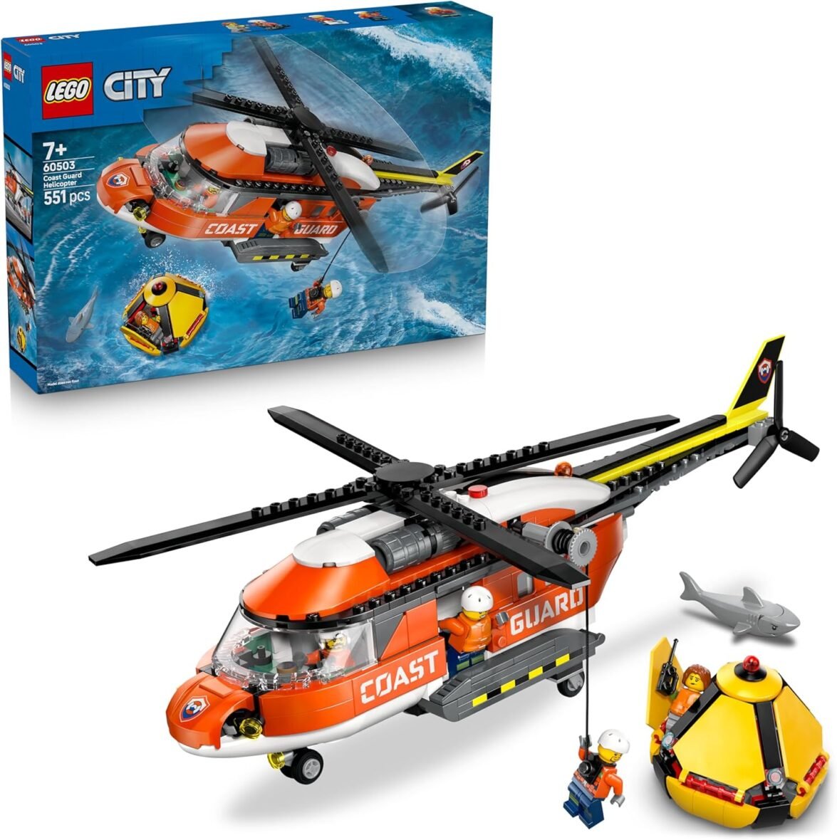 L’hélicoptère des garde-côtes – LEGO