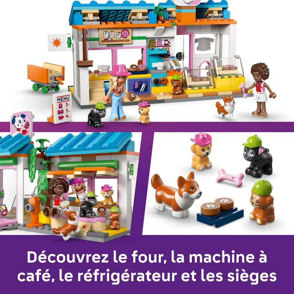 Lego friends 42677 la boutique de friandises pour chiens…