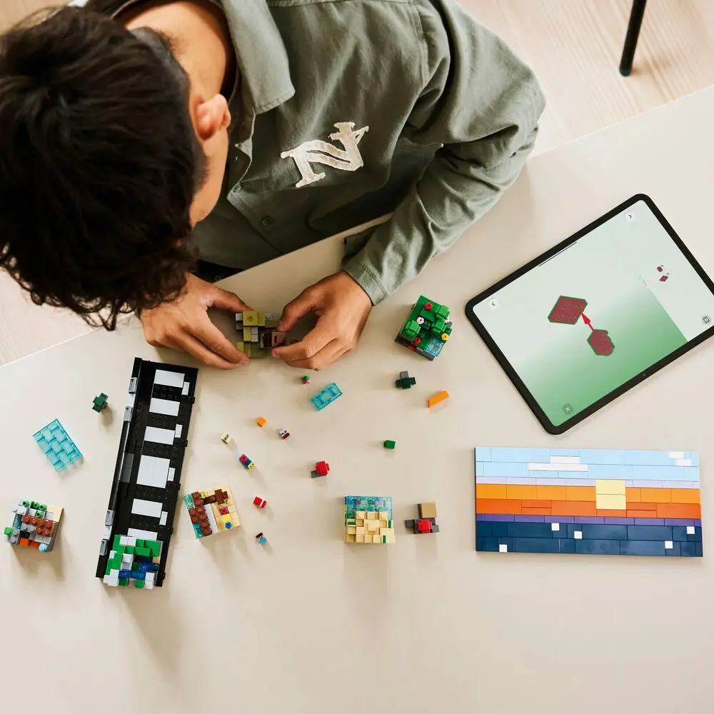 Lego minecraft 21589 mini biomes jeux de constructions..