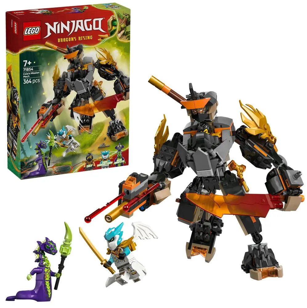 La mission du robot Cole et du dragon Zane – LEGO