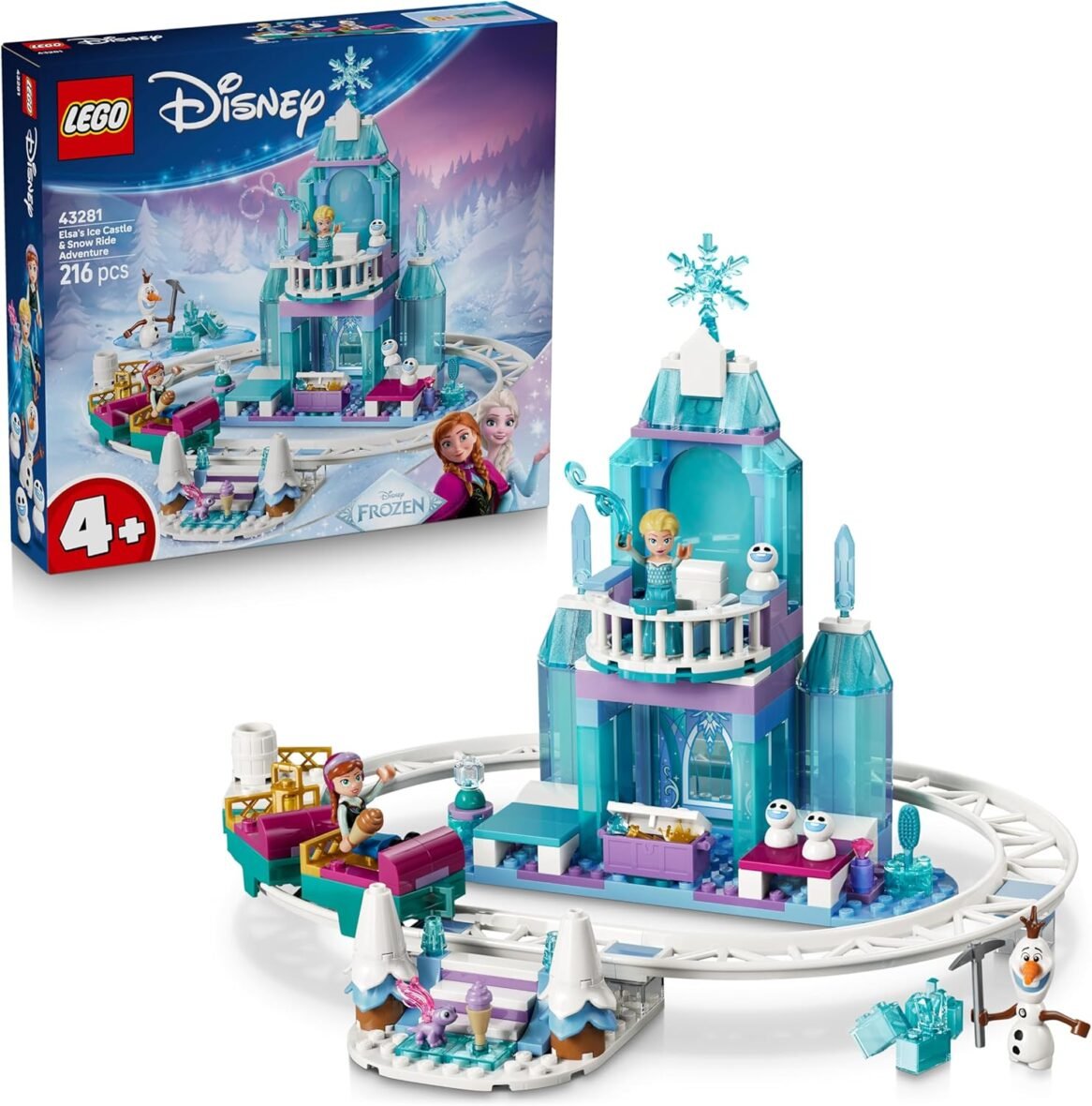 Le château de glace et la piste enneigée d’elsa – LEGO