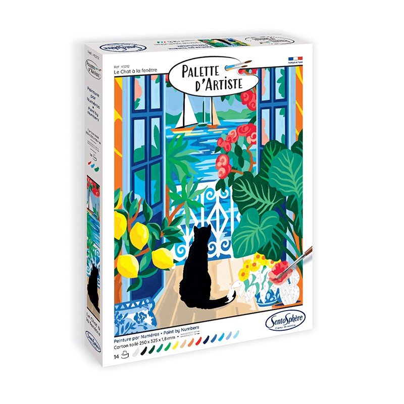 PALETTE D’ARTISTE – Le Chat à la Fenêtre Sentosphère