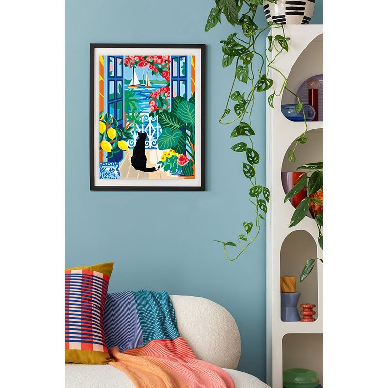 PALETTE D’ARTISTE – Le Chat à la Fenêtre Sentosphère..
