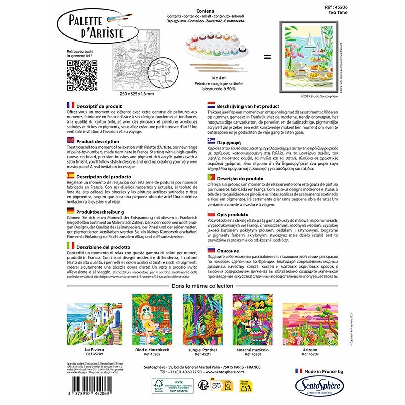 PALETTE D’ARTISTE – Tea Time sentosphere..
