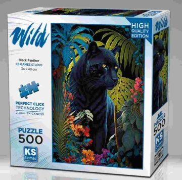 PUZZLE-500-PCS-PANTHERE-NOIRE
