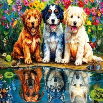 Puzzle-les-petit-chiots
