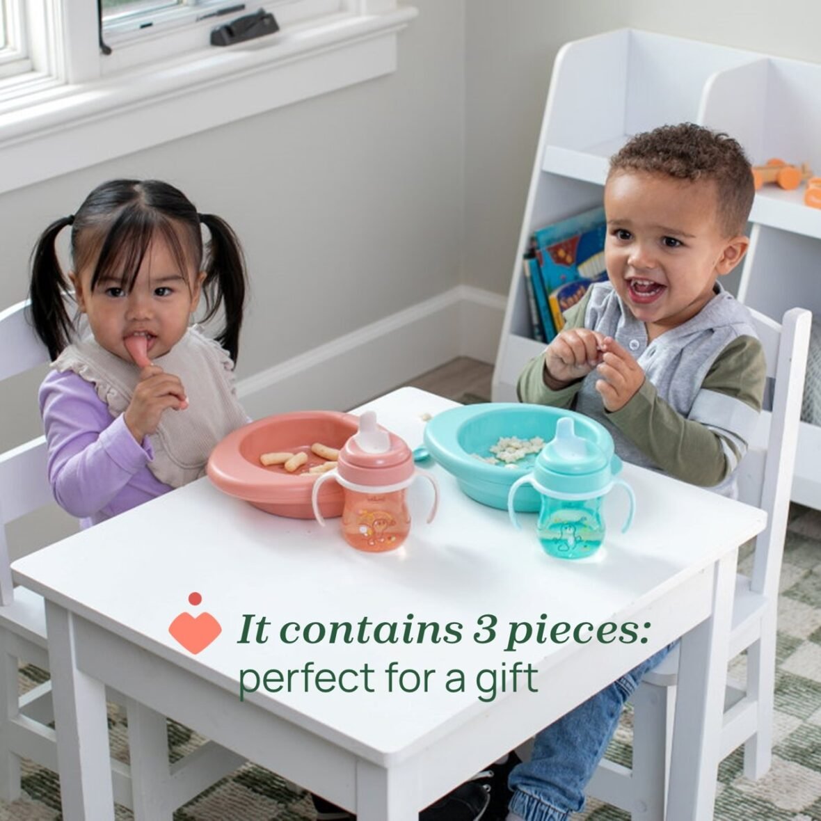 Chicco Coffret Repas Composé de Tasse Training Cup